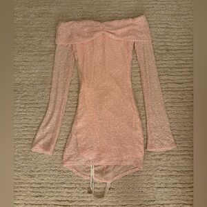 NWT Lucy in the Sky Light Pink Sequin Dress